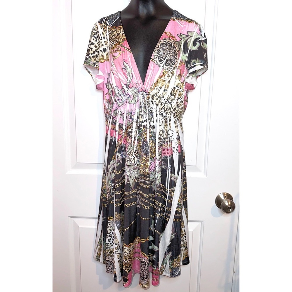 S-Twelve rhinestone dress